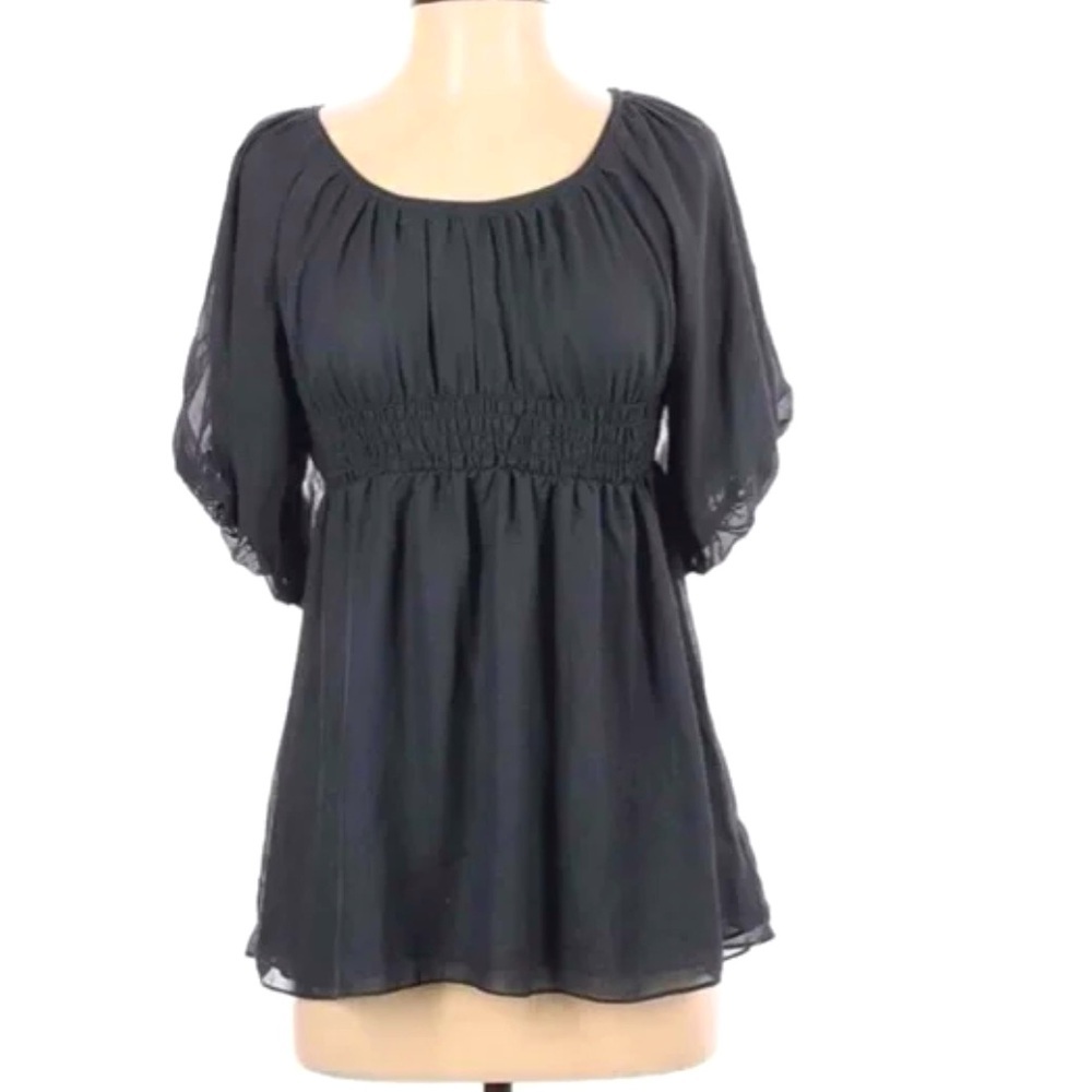 Odille Bishop Sleeve Swing Top